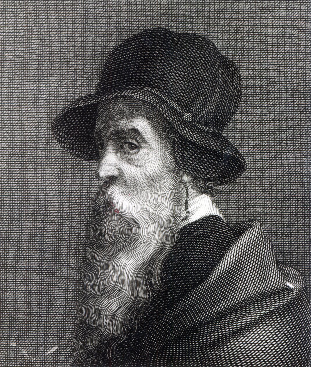 Benvenuto Cellini, metszett Franz Erich Moritz Steinla alkotó: Giorgio Vasari