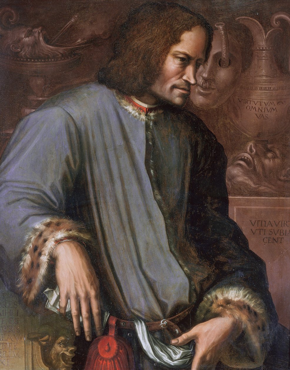 Lorenzo de Medici (1449-92) "A csodálatos". alkotó: Giorgio Vasari