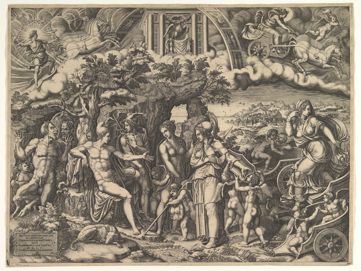 A párizsi ítélet, 1555. alkotó: Giorgio Ghisi