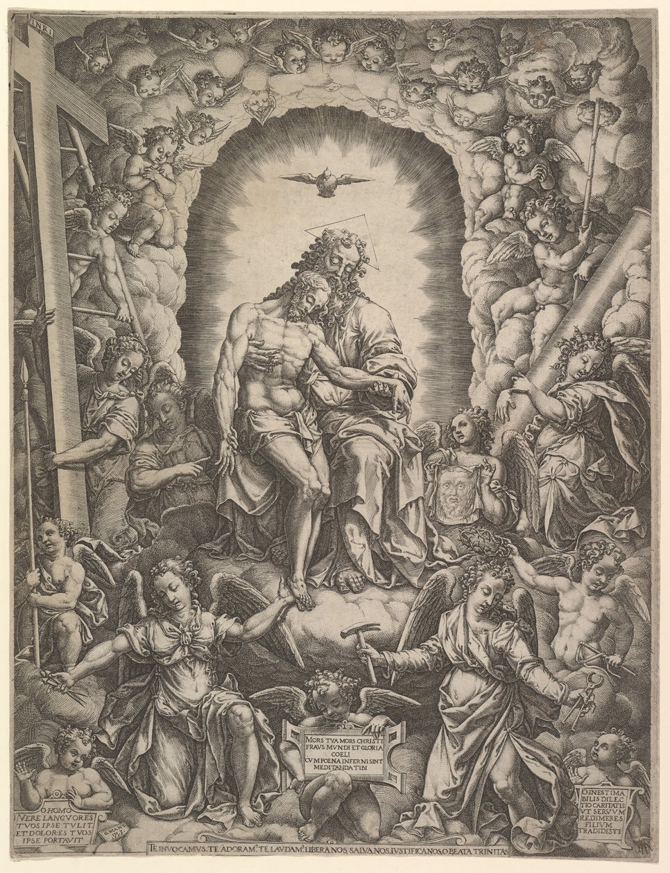 A Szentháromság, 1576. alkotó: Giorgio Ghisi
