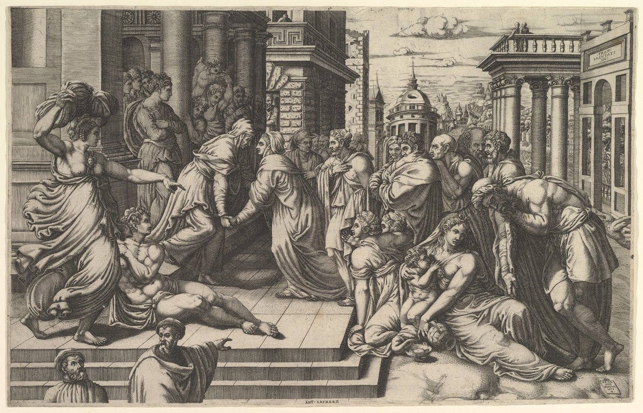 A látogatás, 1540-50. alkotó: Giorgio Ghisi