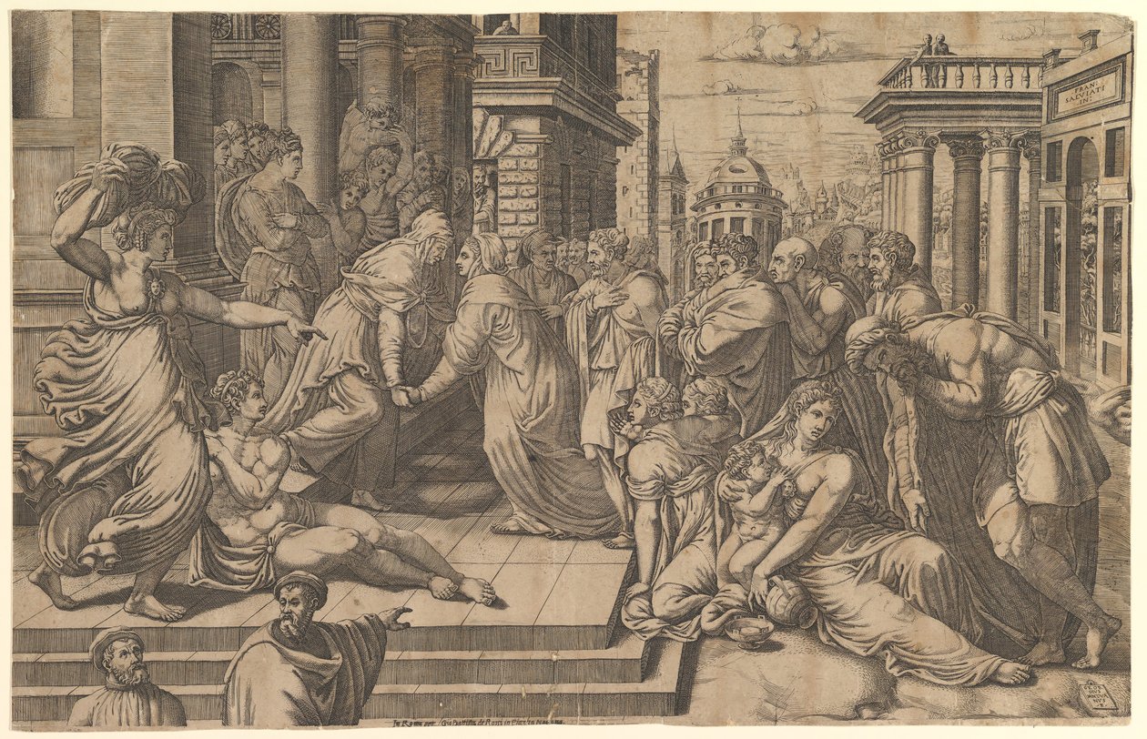A látogatás, 1540-50. alkotó: Giorgio Ghisi