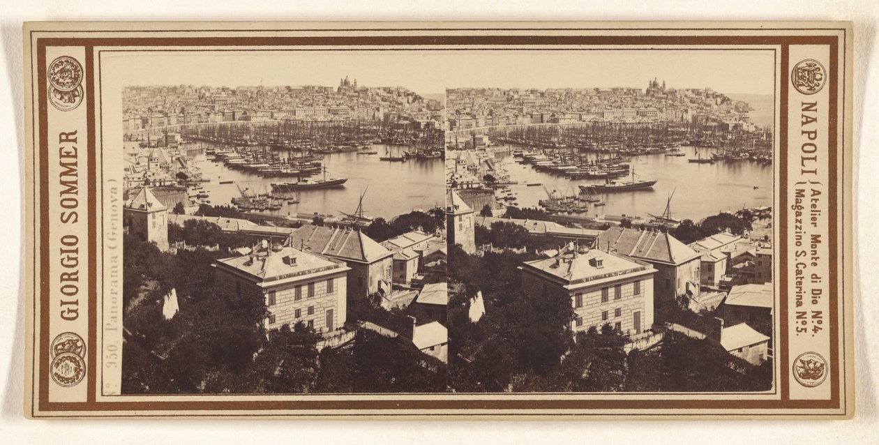 Panoráma (Genova) alkotó: Giorgio Sommer
