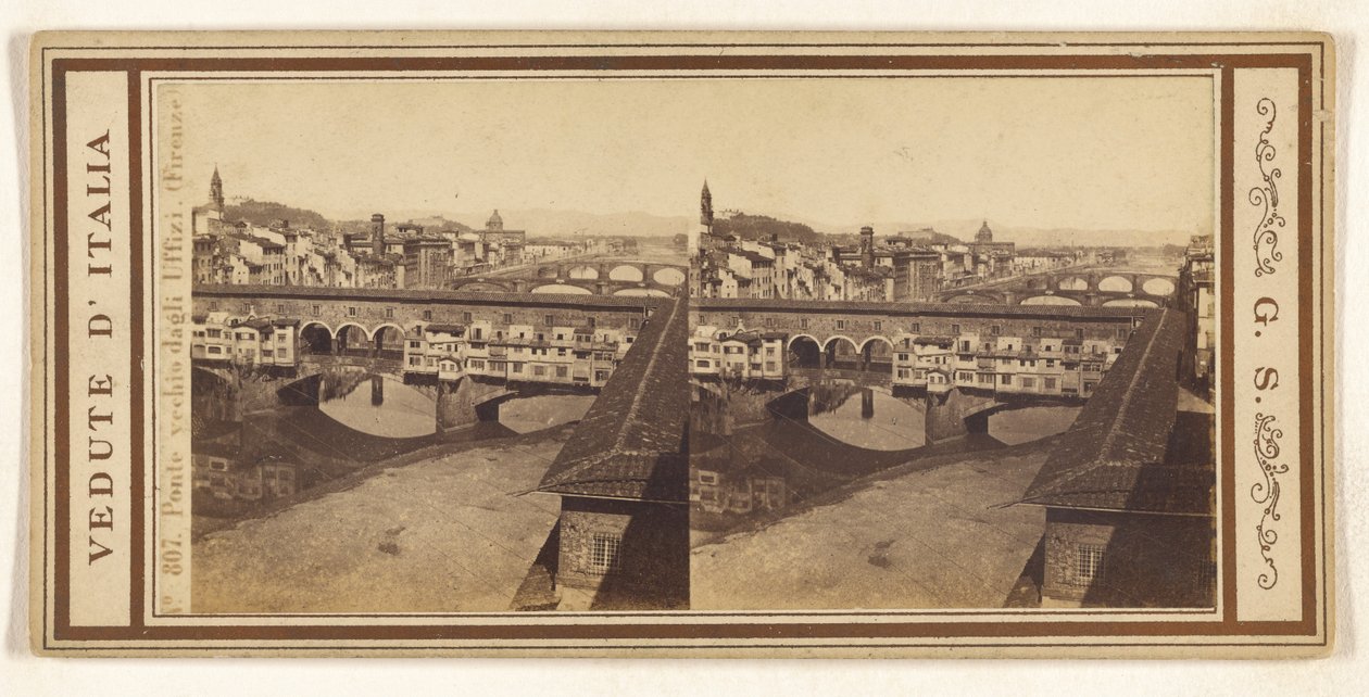 Régi híd az Uffiziből, (Firenze) alkotó: Giorgio Sommer