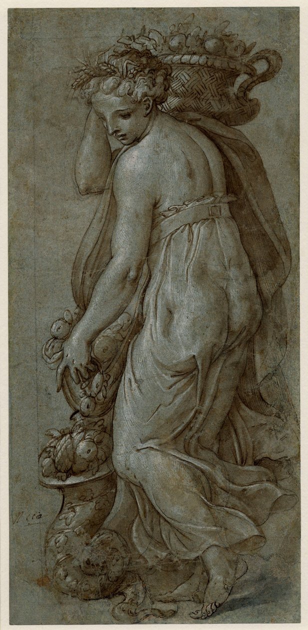 A bőség allegóriája. alkotó: Giorgio Vasari