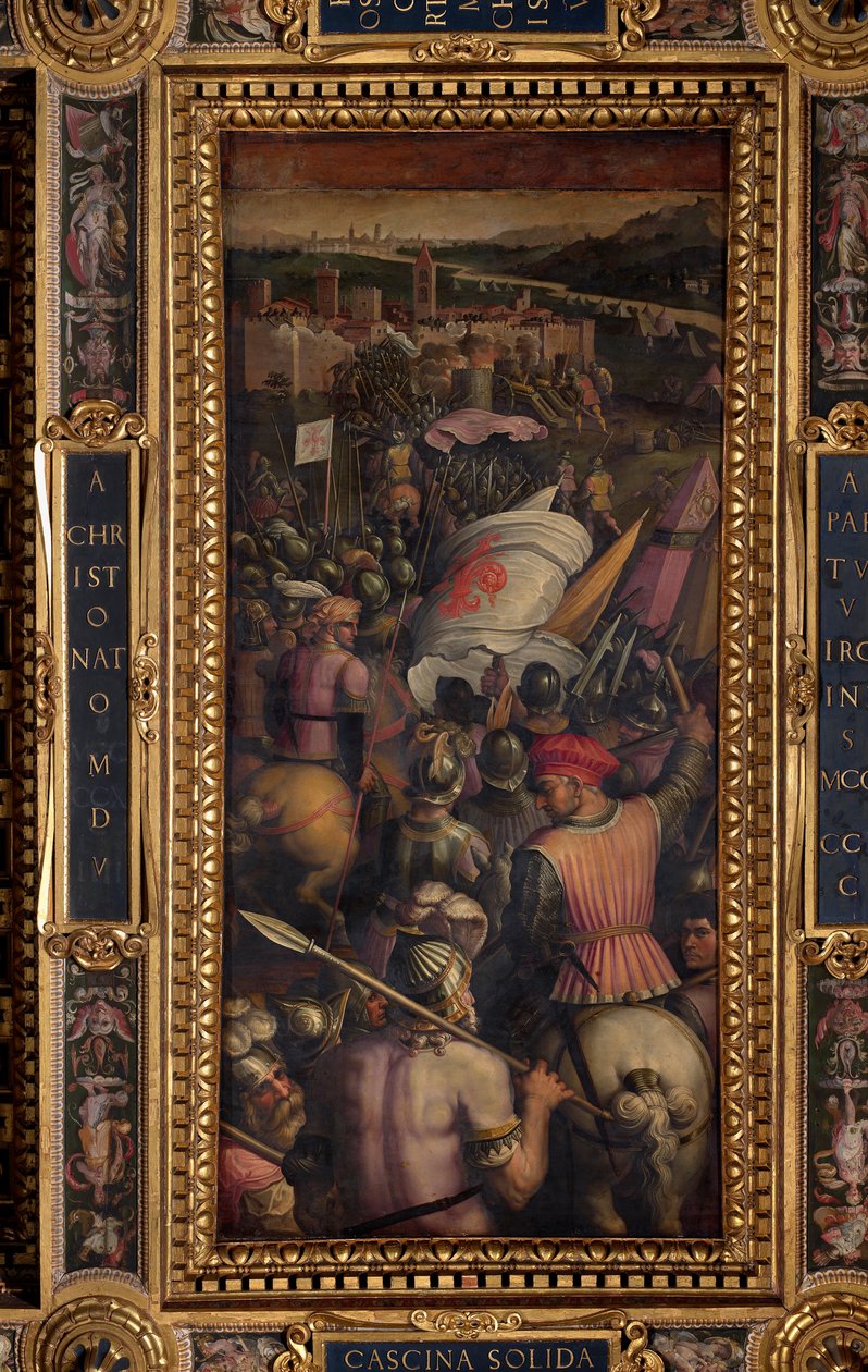Cascina elfoglalása alkotó: Giorgio Vasari