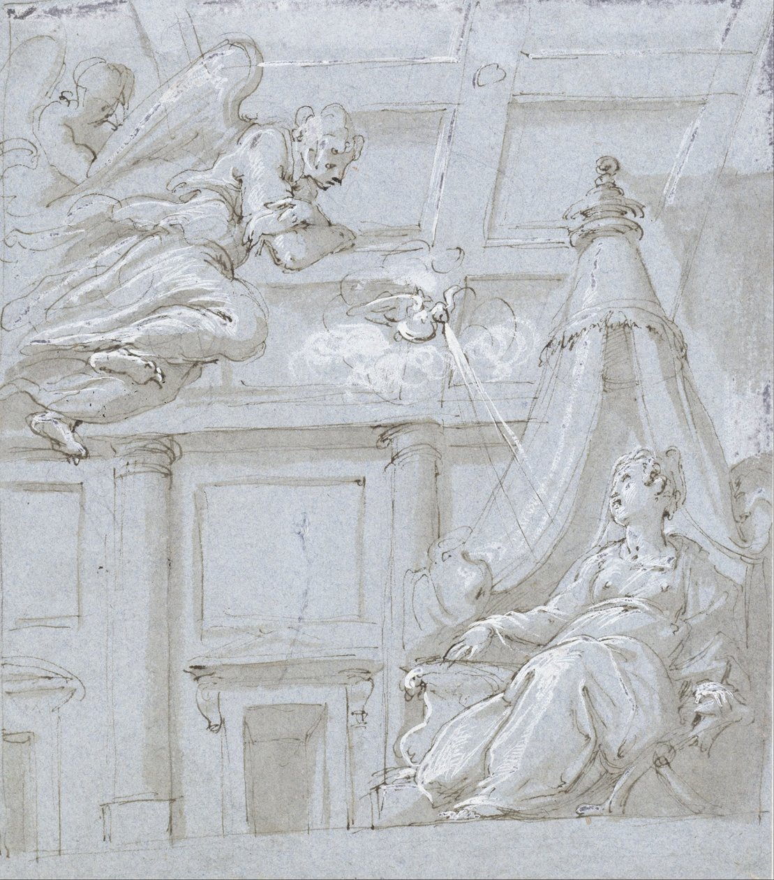 Az Angyali üdvözlet alkotó: Giorgio Vasari