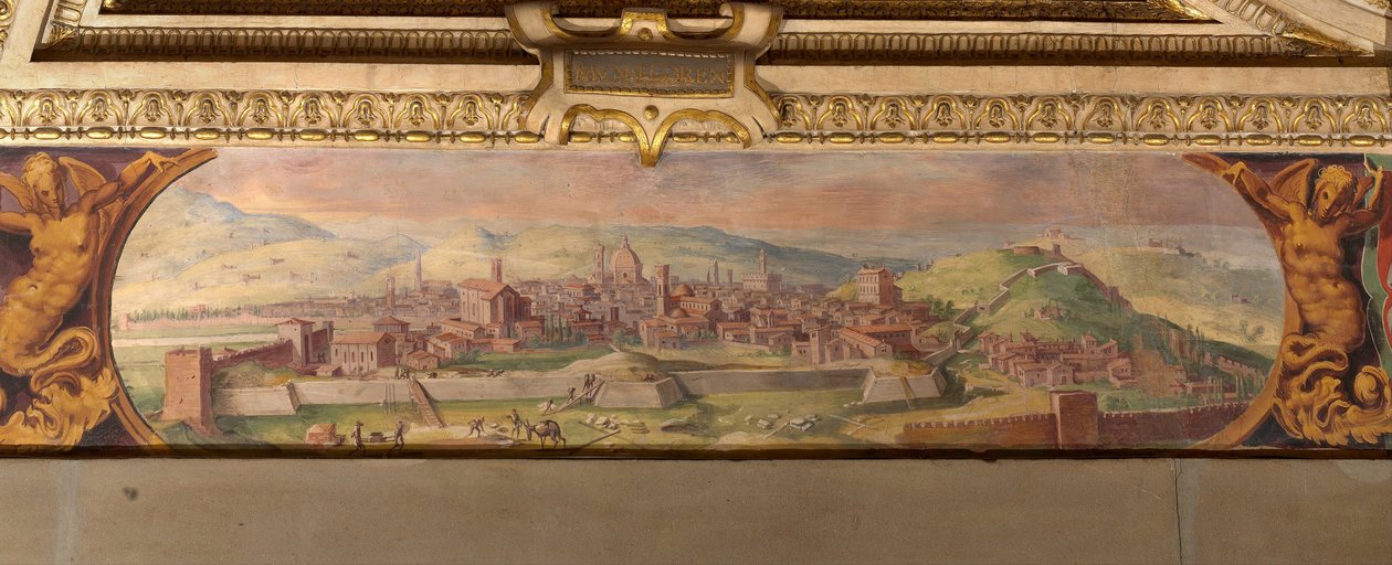 Firenze látképe, 1557-1558 alkotó: Giorgio Vasari