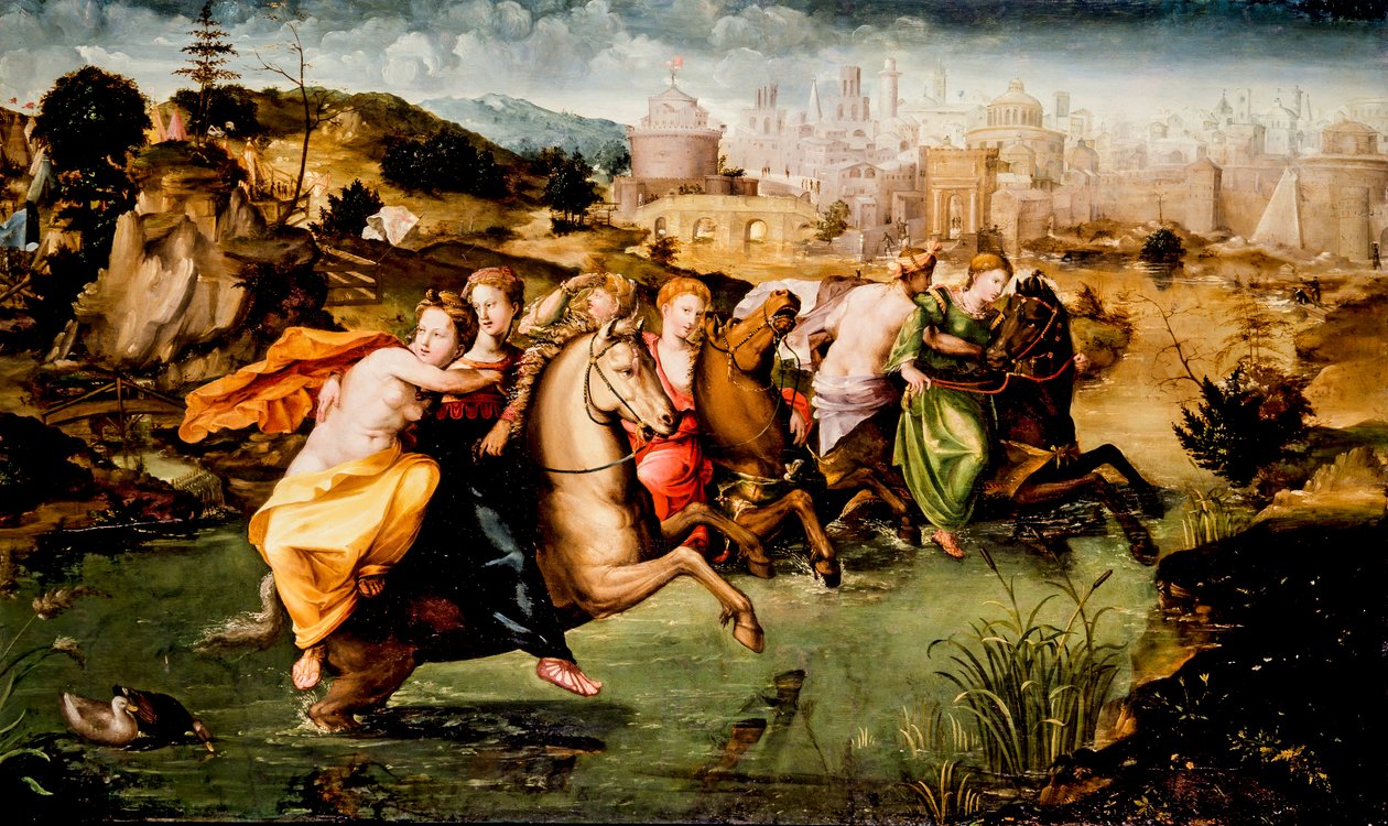 Átkelés a Tiberisben (festmény) alkotó: Giorgio di (1500 1559) Giovanni