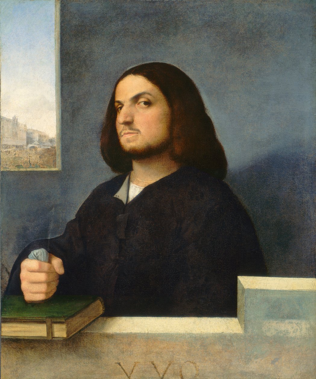 Egy velencei úriember portréja, 1510 körül alkotó: Giorgione da Castelfranco