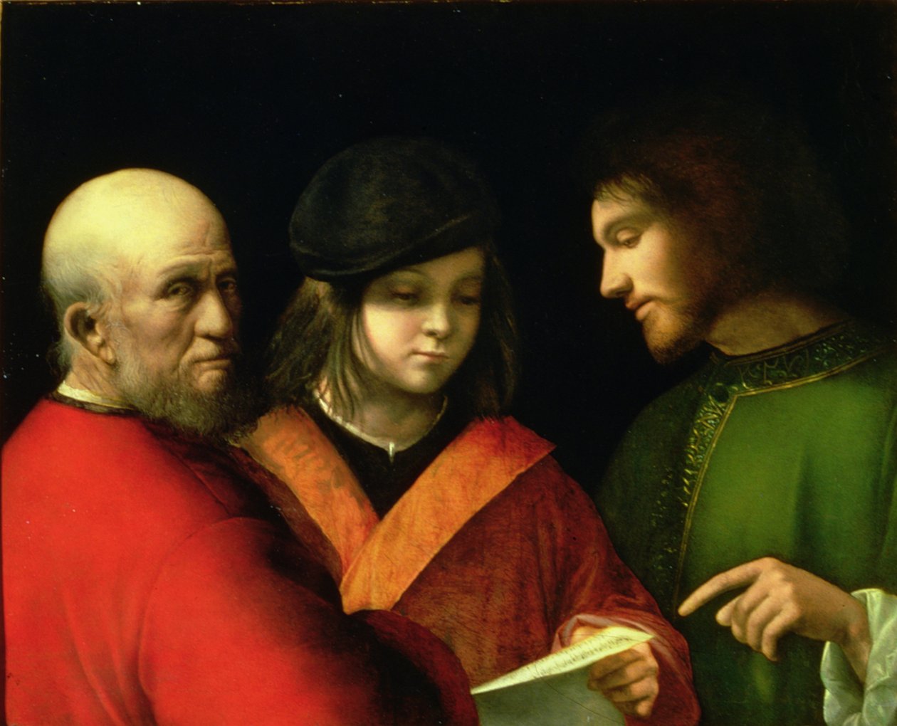 Az ember három kora, 1500-2001 körül (panel) alkotó: Giorgione da Castelfranco