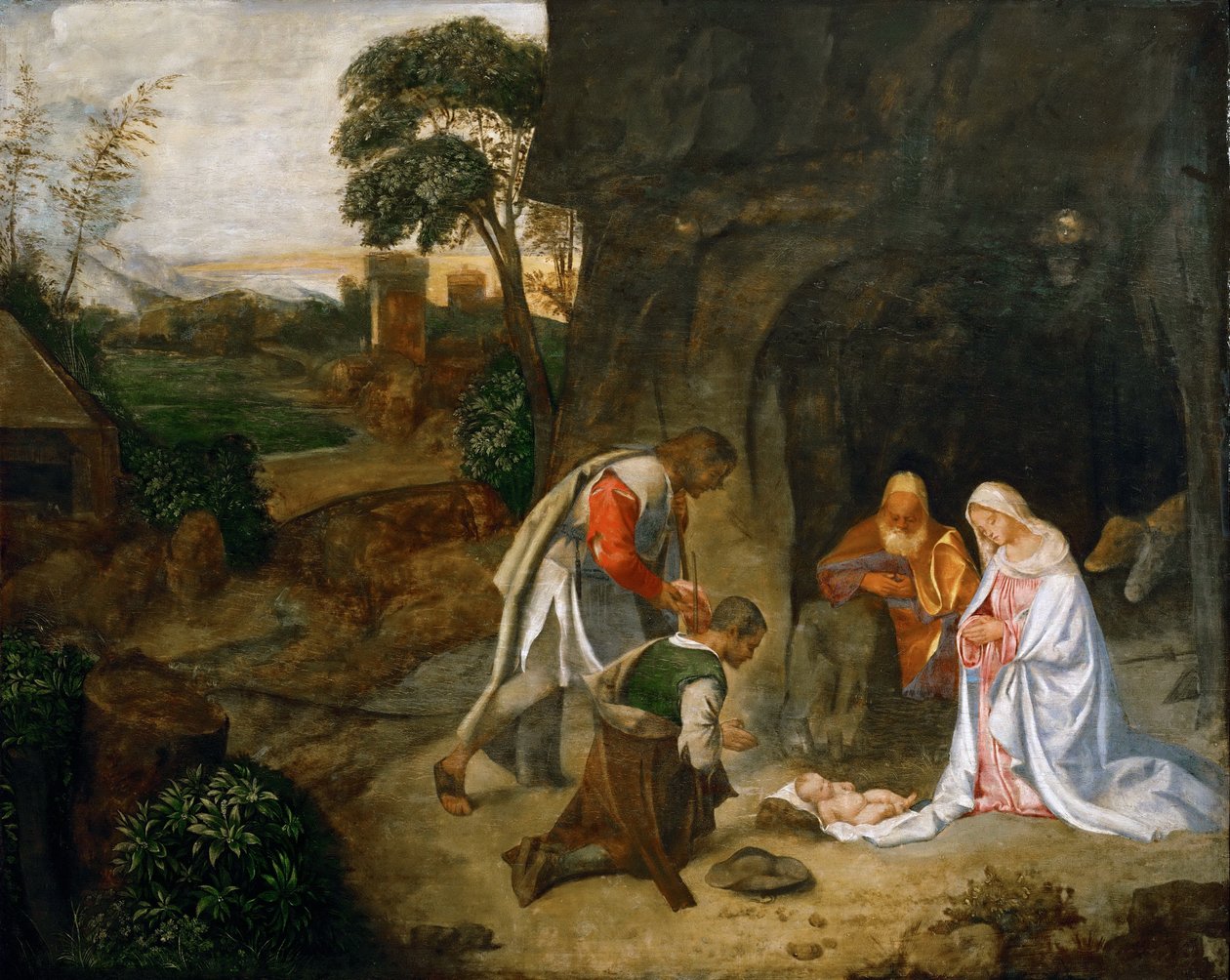 A pásztorok imádása alkotó: Giorgione da Castelfranco