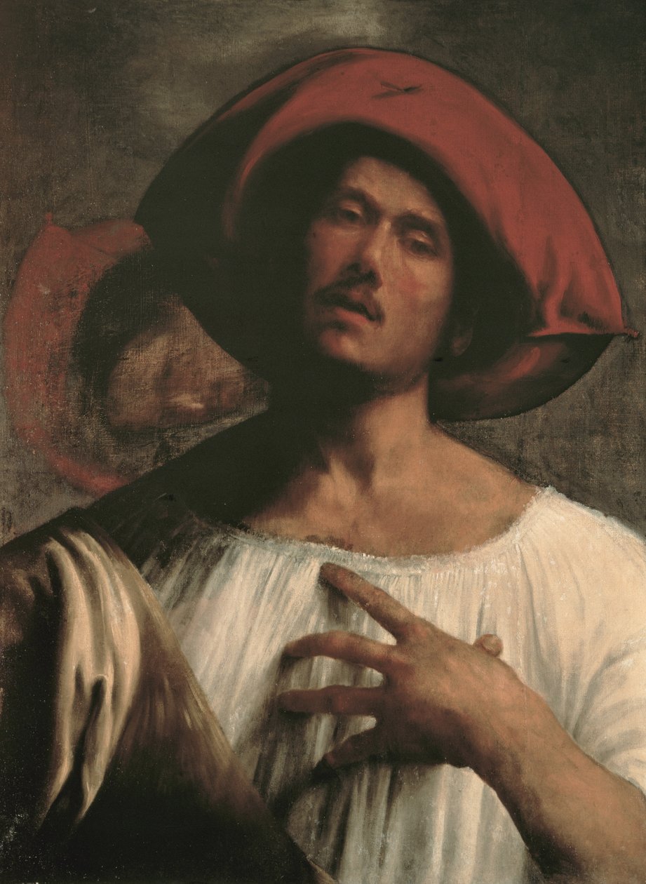 Fiatal férfi énekel alkotó: Giorgione da Castelfranco