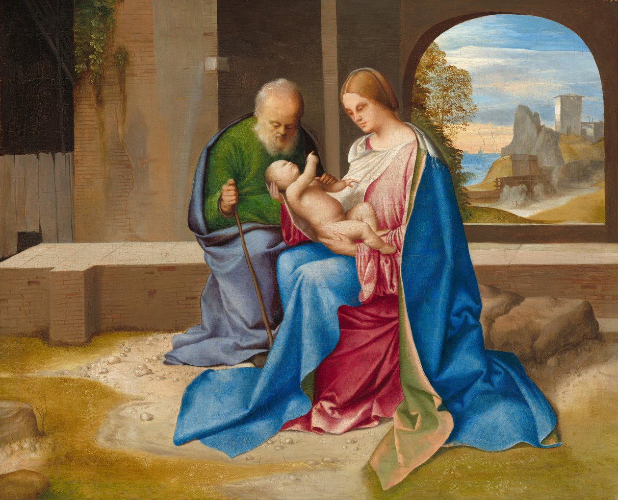 A Szent Család alkotó: Giorgione