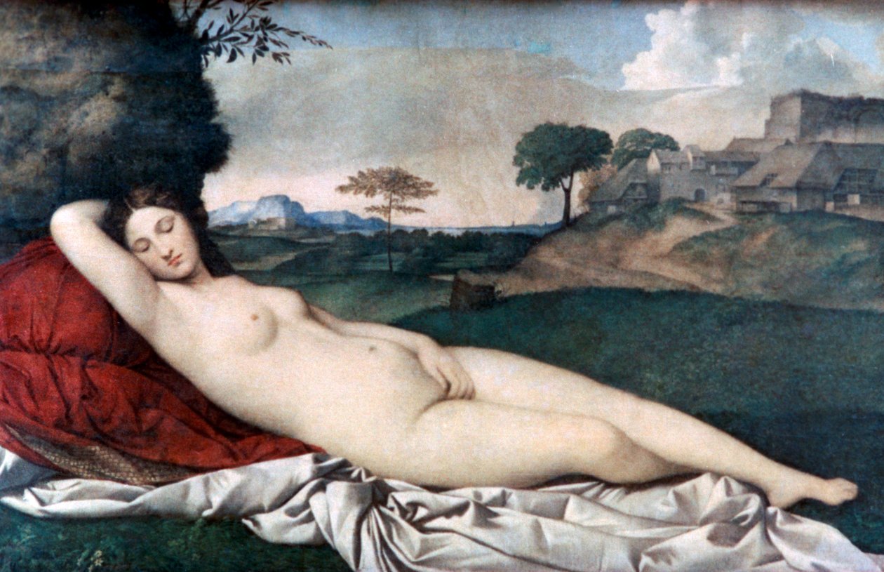 Alvó Vénusz, c1510 alkotó: Giorgione da Castelfranco