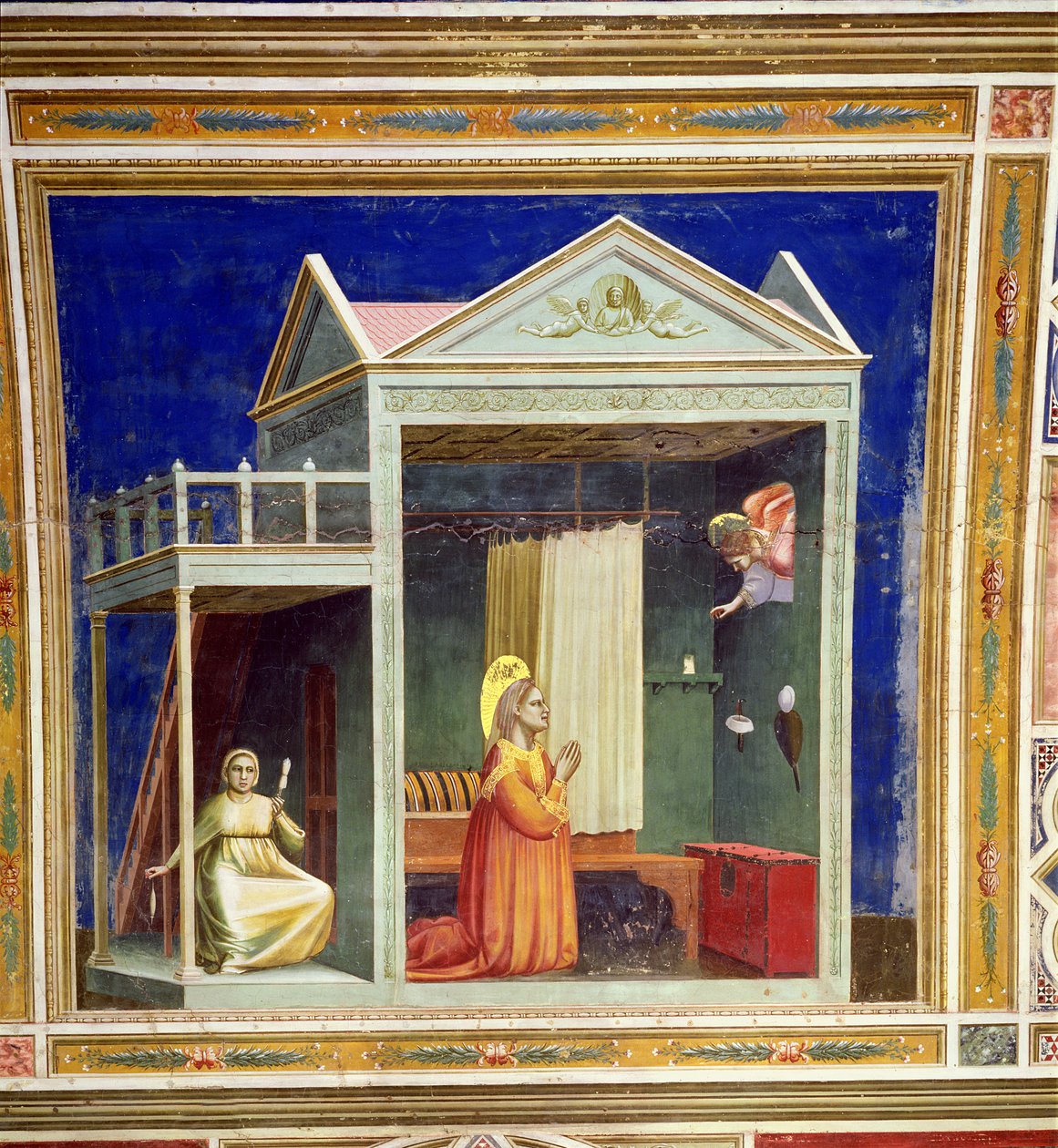 Angyali üdvözlet Szent Annának, 1305 körül alkotó: Giotto di Bondone