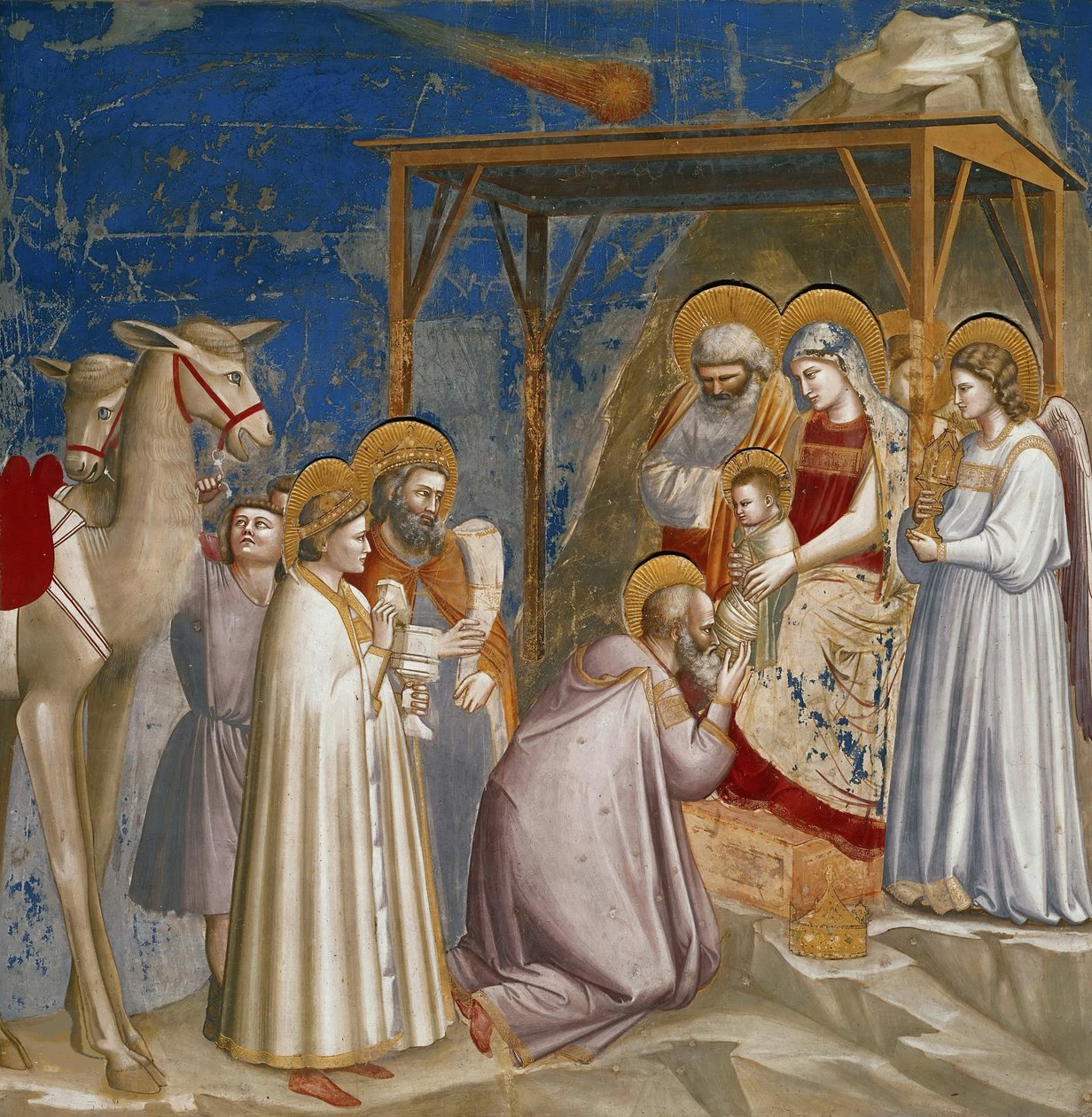 A bölcsek imádása alkotó: Giotto (c.1266 1337)