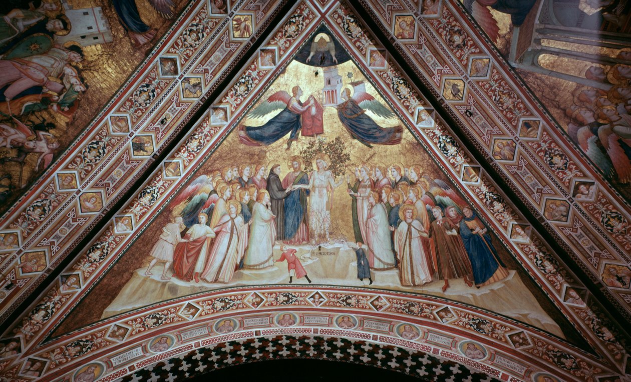 A szegénység allegóriája (Freskó alkotó: Giotto (c.1266 1337)