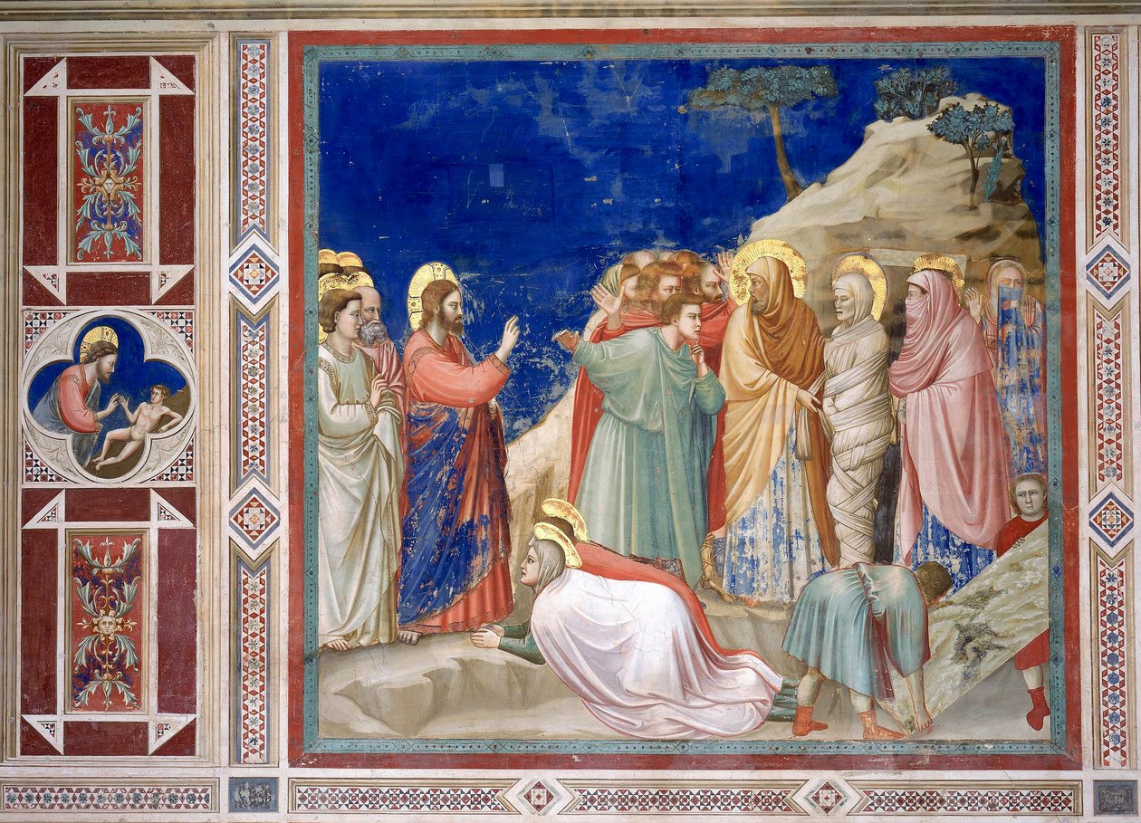 Lázár feltámadása alkotó: Giotto (c.1266 1337)