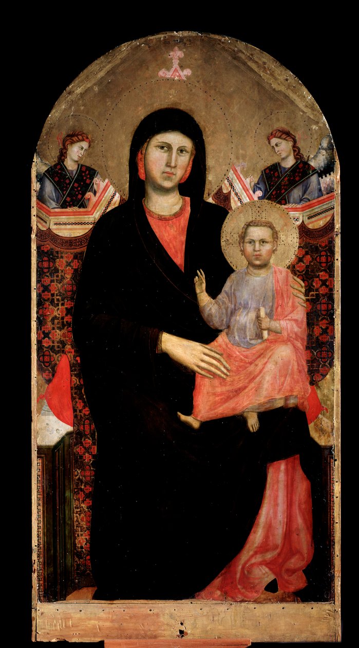 Szűz és gyermek (festmény alkotó: Giotto (c.1266 1337)