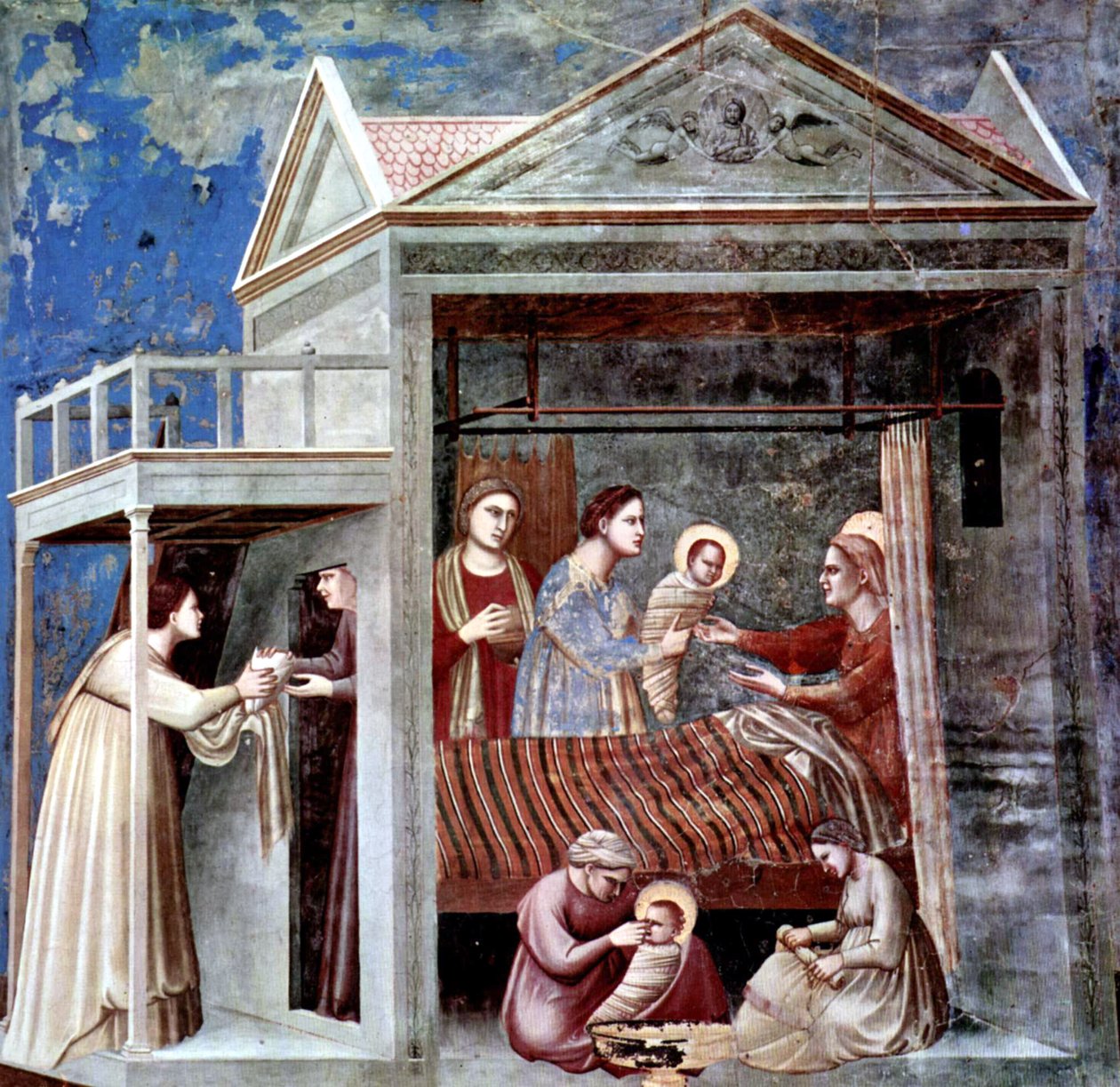 A Szűz születése alkotó: Giotto