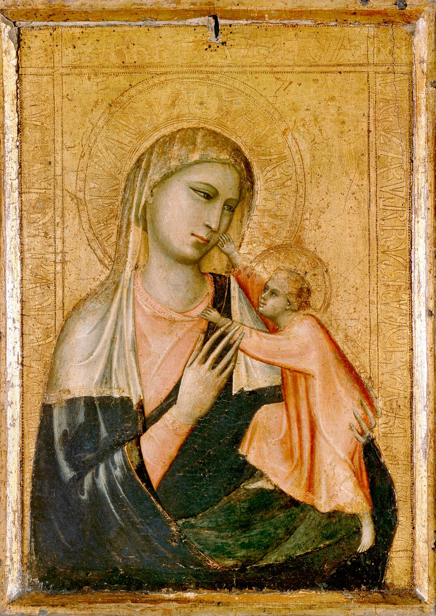 A Szűz és a Gyermek, c1310 alkotó: Giotto