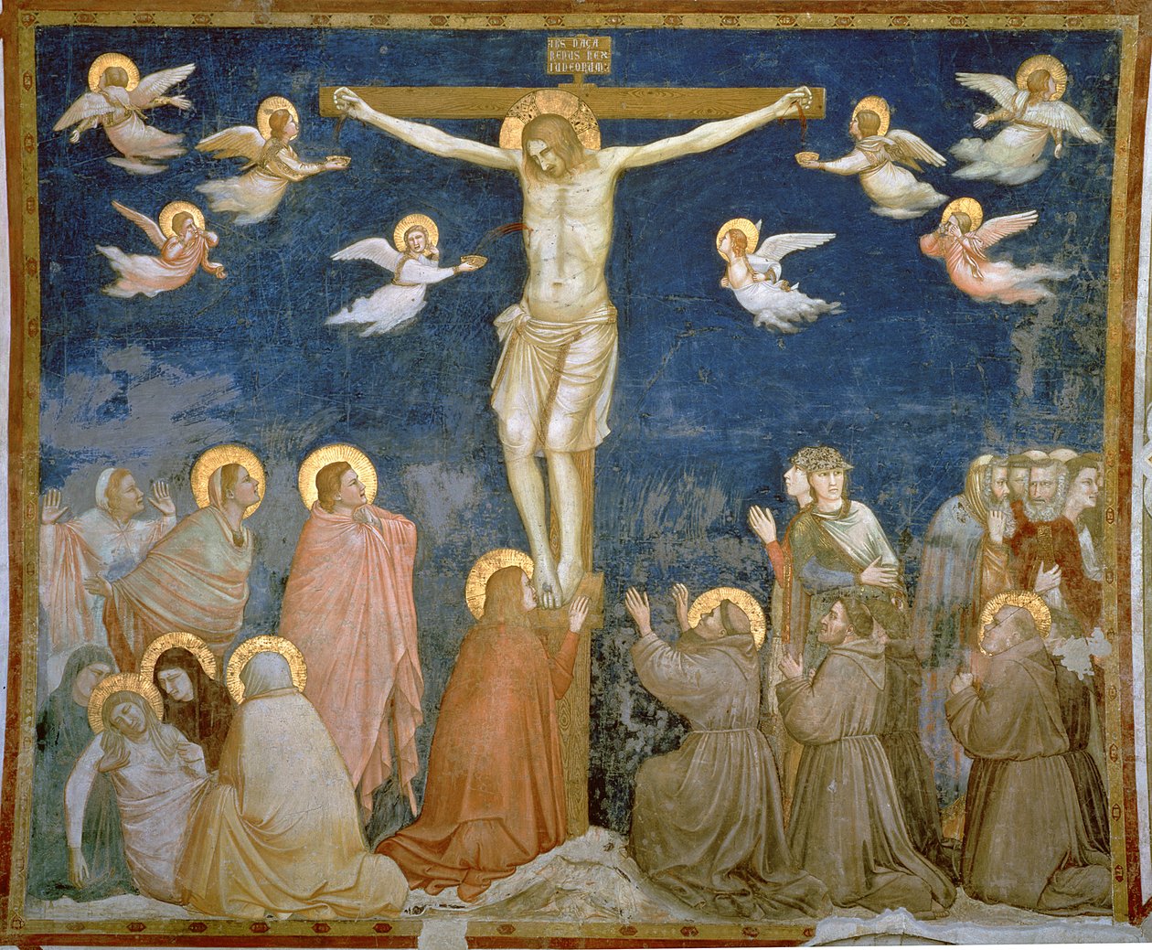 A keresztre feszítés alkotó: Giotto di Bondone