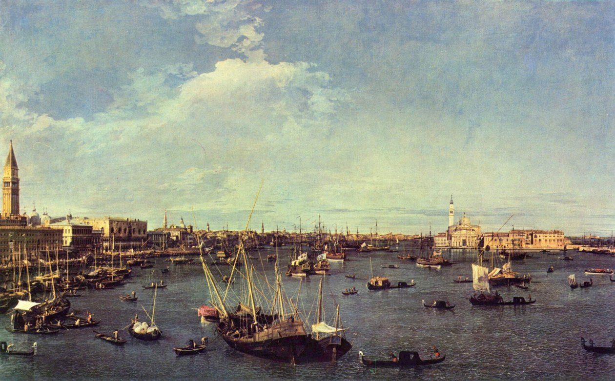 San Marco kikötője alkotó: Giovanni Antonio Canal