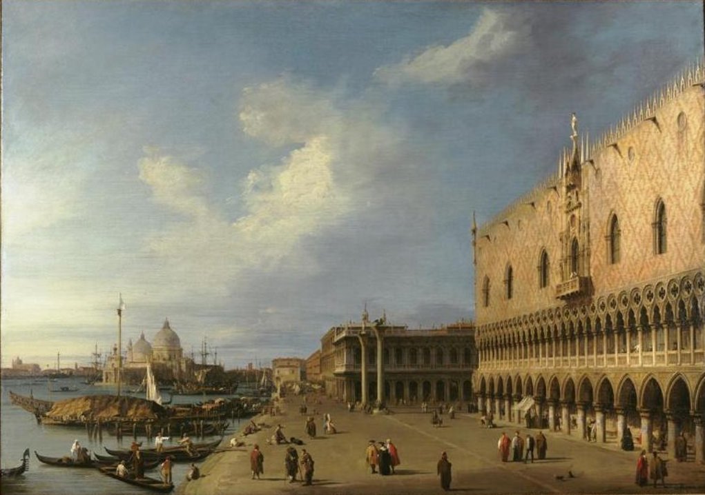 Molo kilátása alkotó: Giovanni Antonio Canal