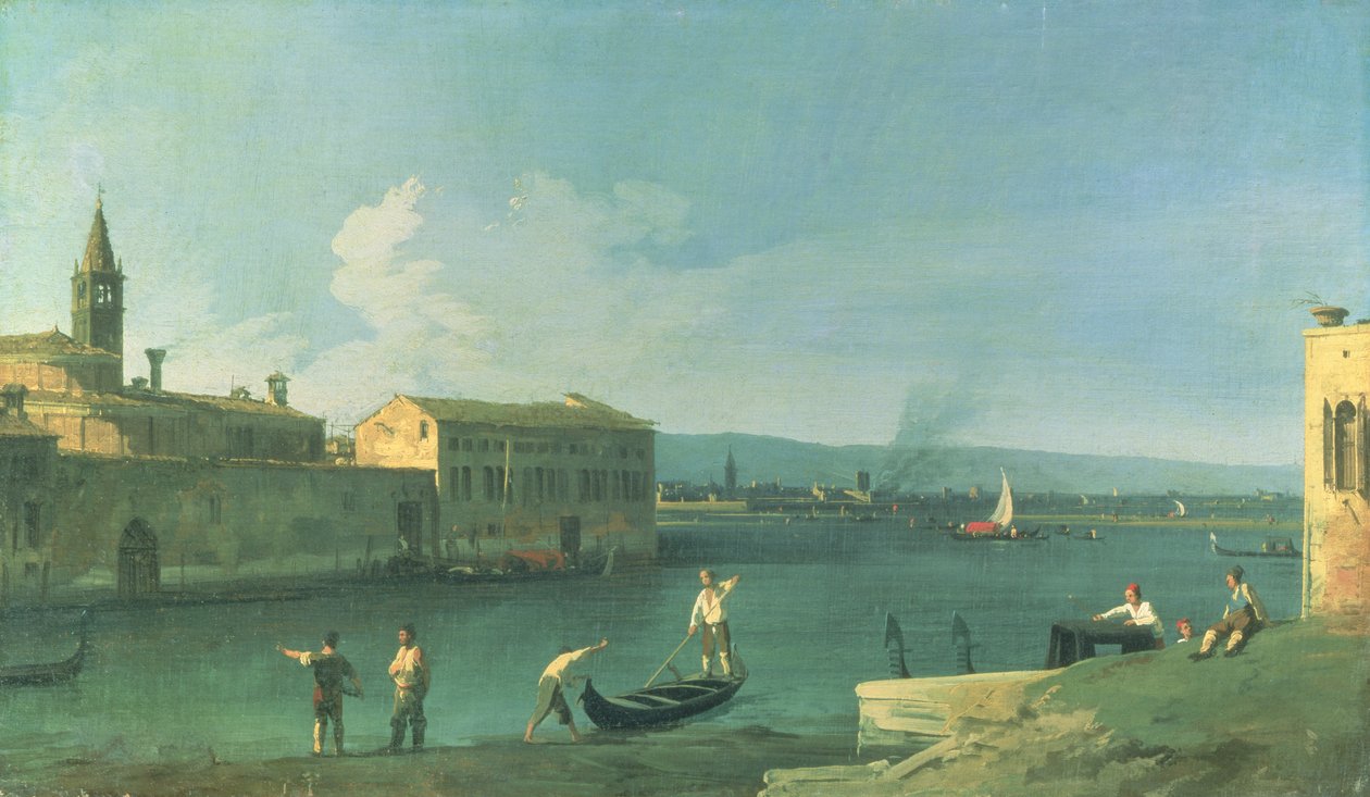 San Michele in Isola kilátása, Velence alkotó: Giovanni Antonio Canal