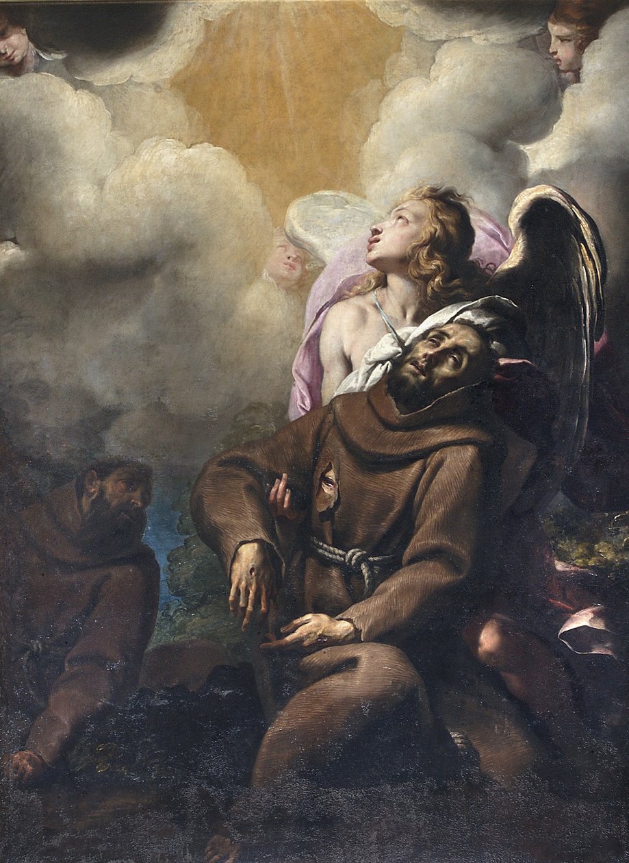 Szent Ferenc és a megbélyegző alkotó: Giovanni Battista 1567 1633 Crespi