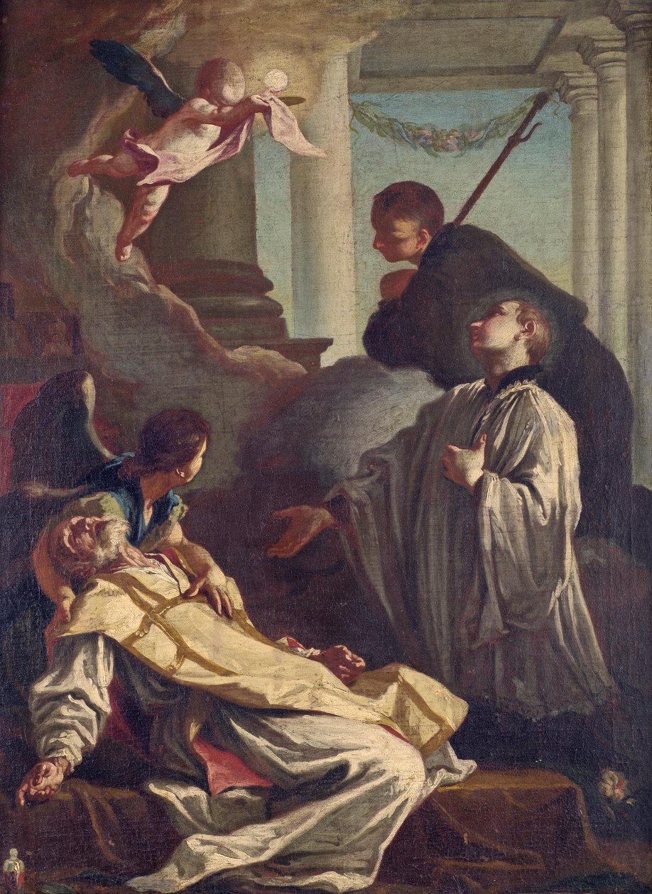 Szent András avellinói halála alkotó: Giovanni Battista Piazzetta