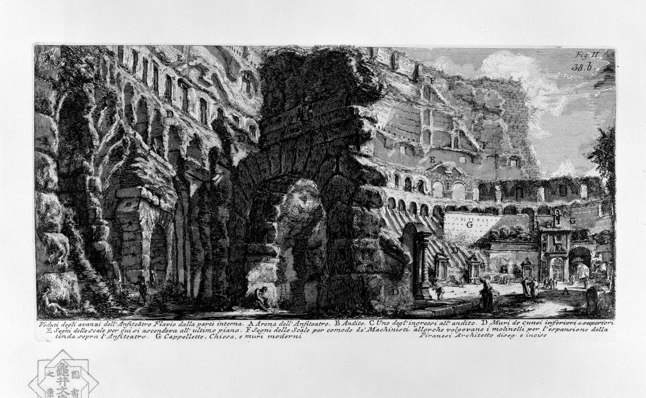 Kolosszeum alkotó: Giovanni Battista Piranesi