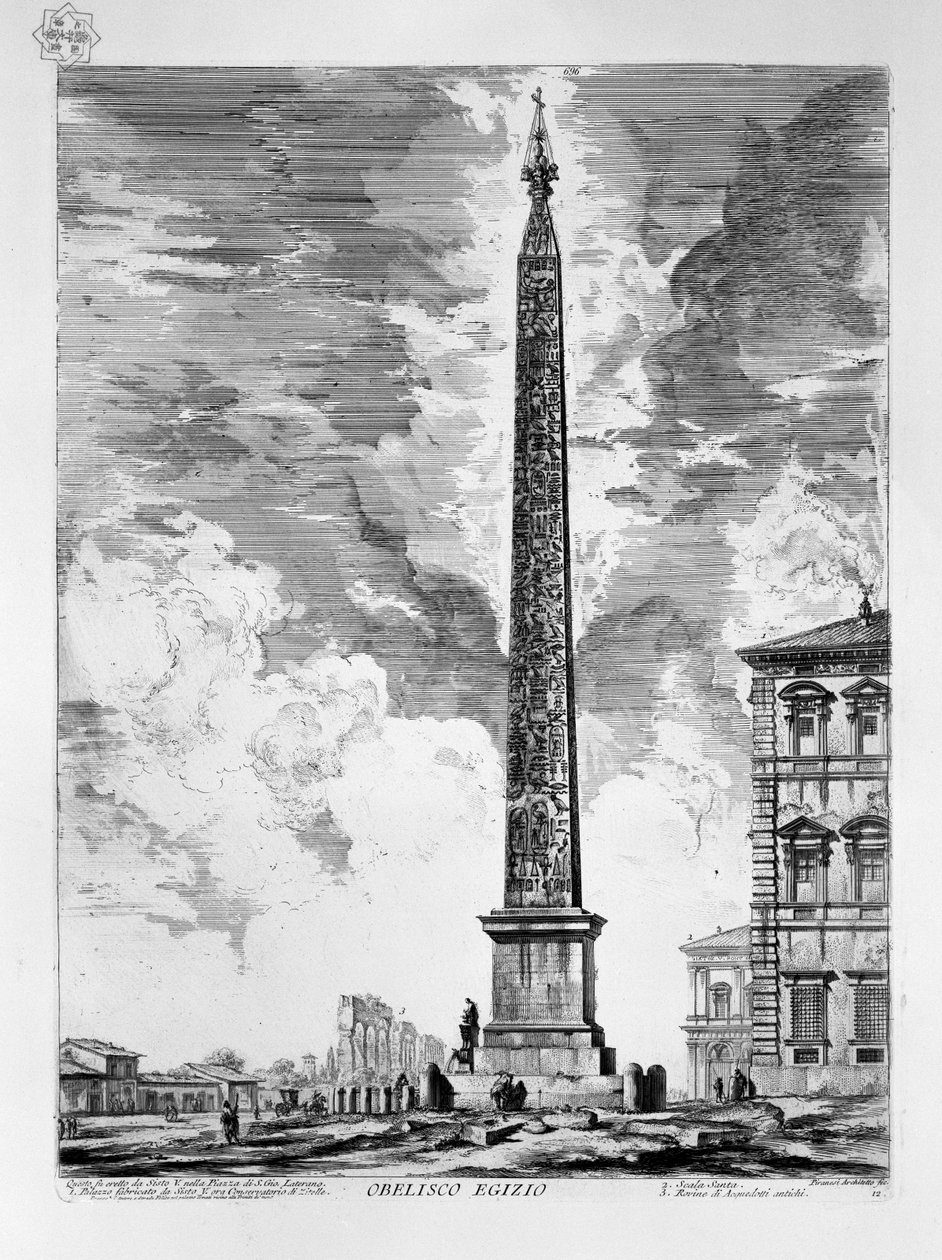 Lateráni obeliszk. alkotó: Giovanni Battista Piranesi