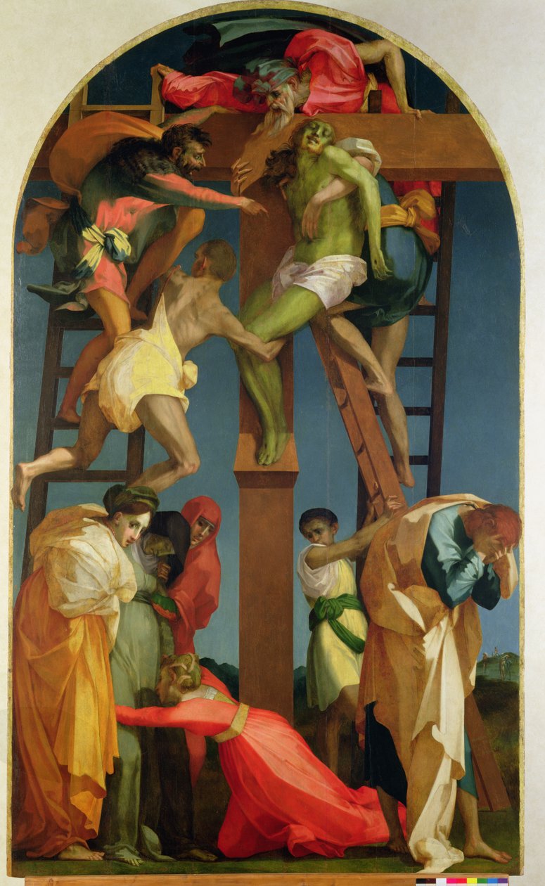 A keresztről való leszállás, 1521 (részletekért lásd: 85136) alkotó: Giovanni Battista Rosso Fiorentino
