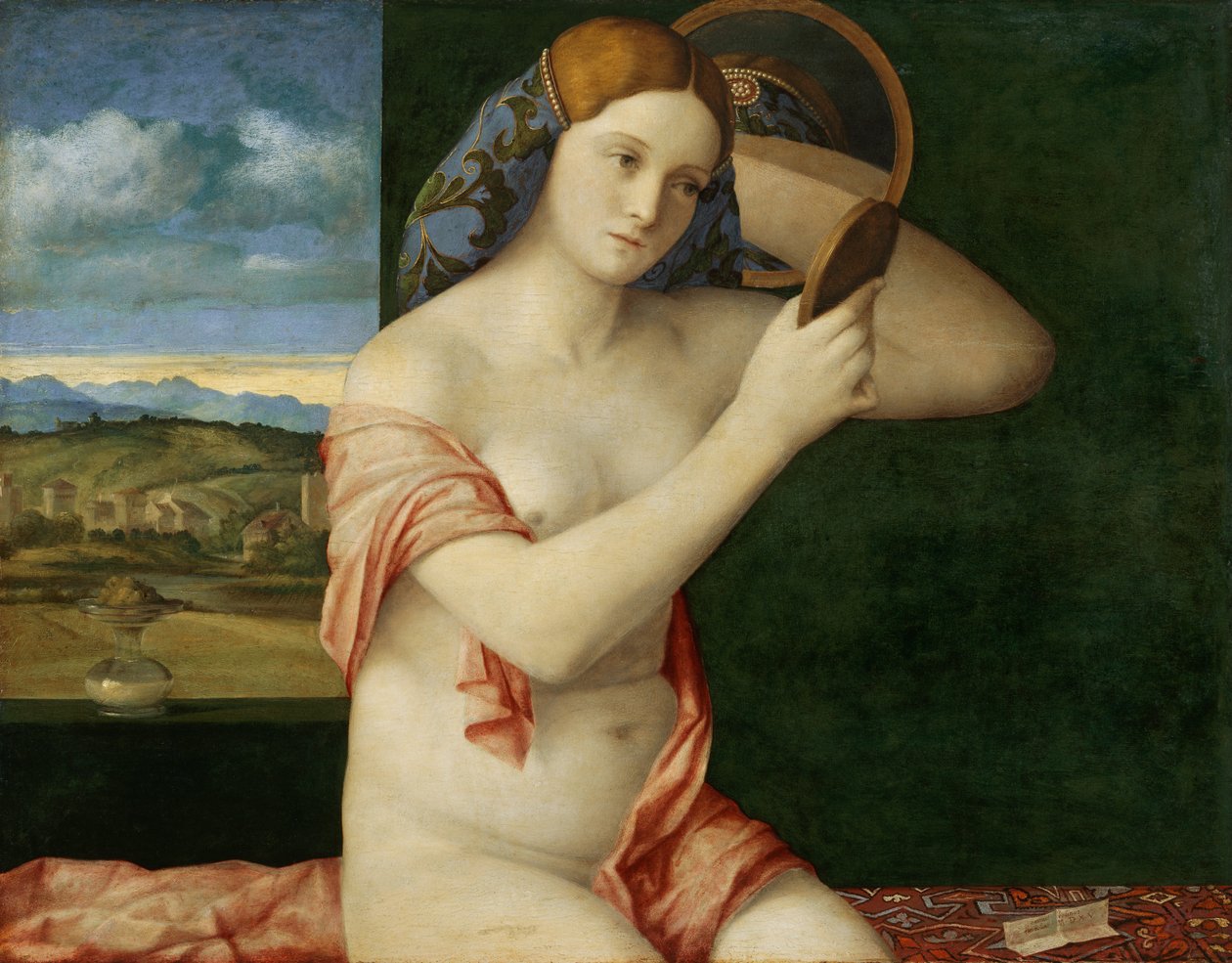 Fiatal nő a mosdóban alkotó: Giovanni Bellini