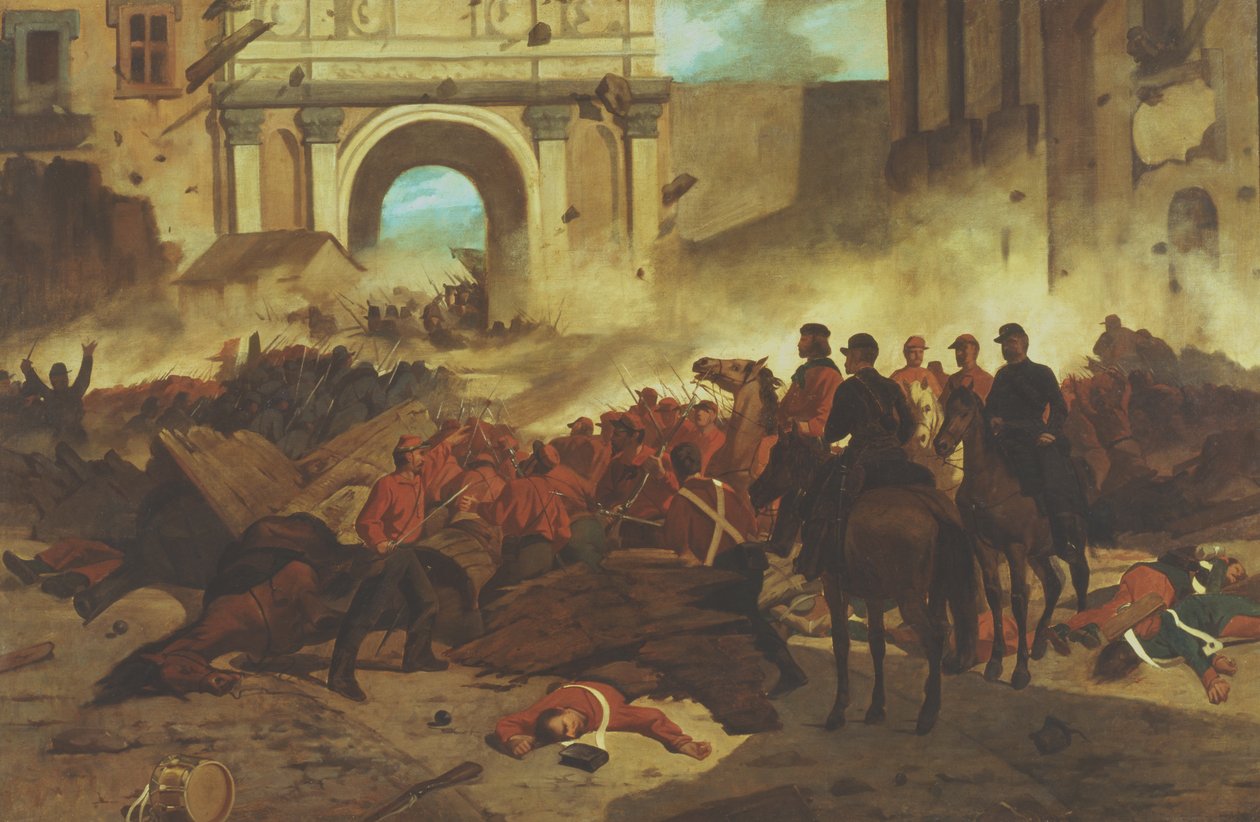 Garibaldi Palermóban alkotó: Giovanni Fattori