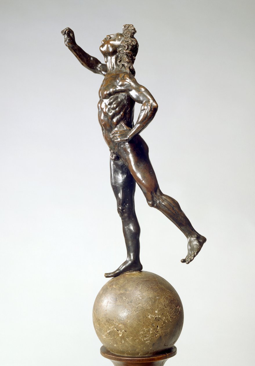 Mercury Taking Flight, 1515 körül (rézötvözet, breccia és fa) alkotó: Giovanni Francesco Rustici