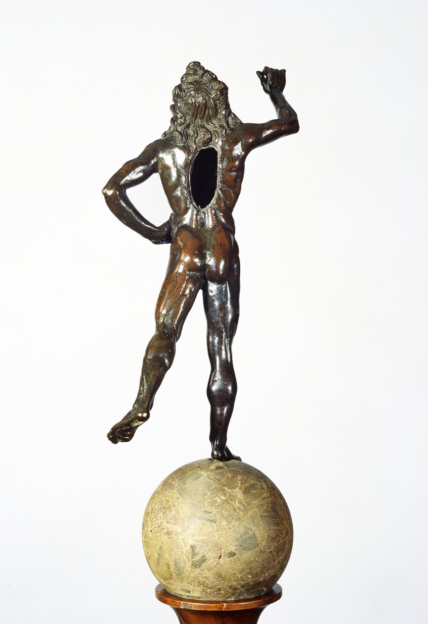 Mercury Taking Flight, 1515 körül (rézötvözet, breccia és fa) alkotó: Giovanni Francesco Rustici