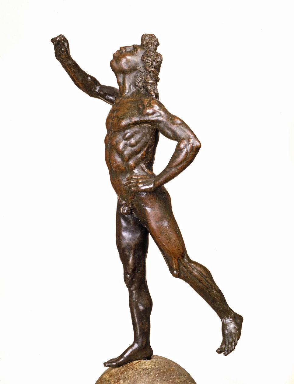 Mercury Taking Flight, 1515 körül (rézötvözet, breccsa és fa) alkotó: Giovanni Francesco Rustici