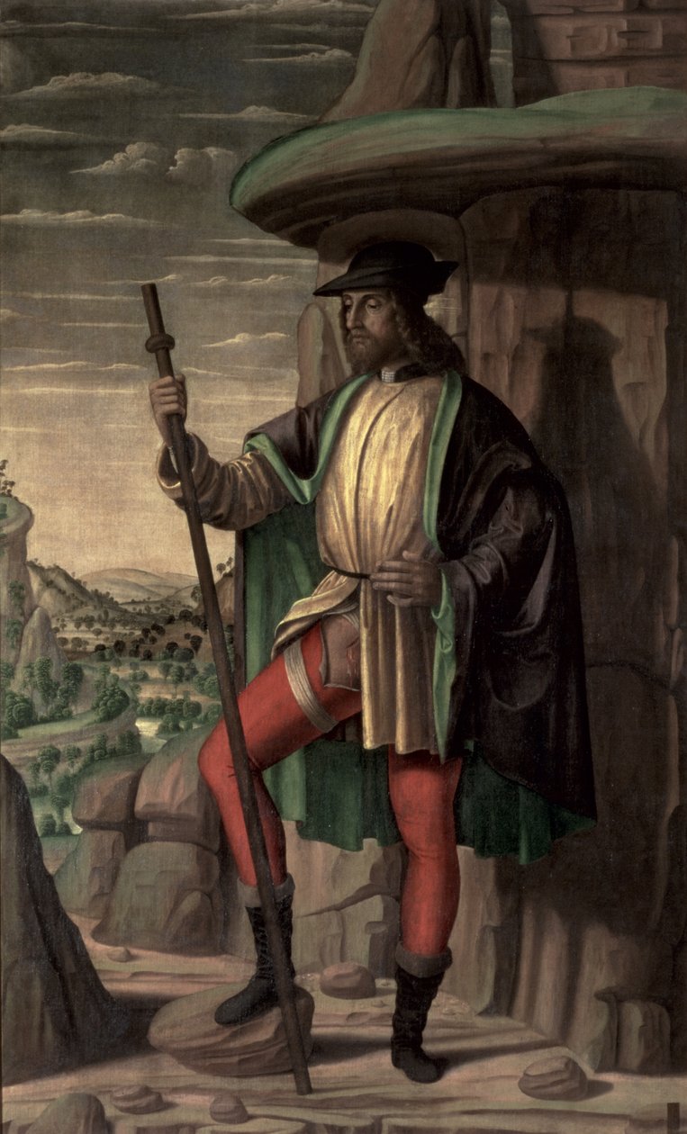 Utca. Roch alkotó: Giovanni Santi or Sanzio