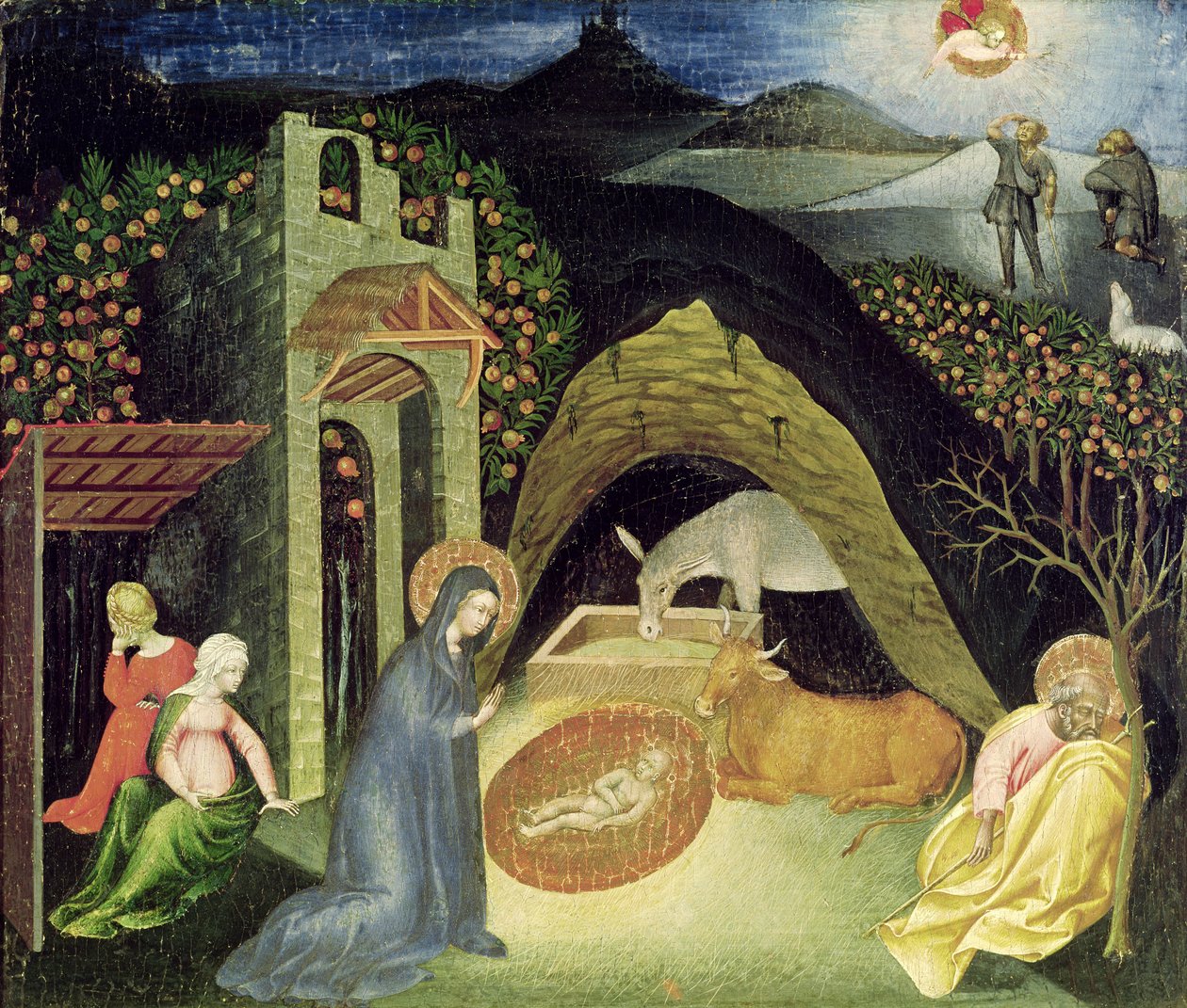 A Születés alkotó: Giovanni di Paolo
