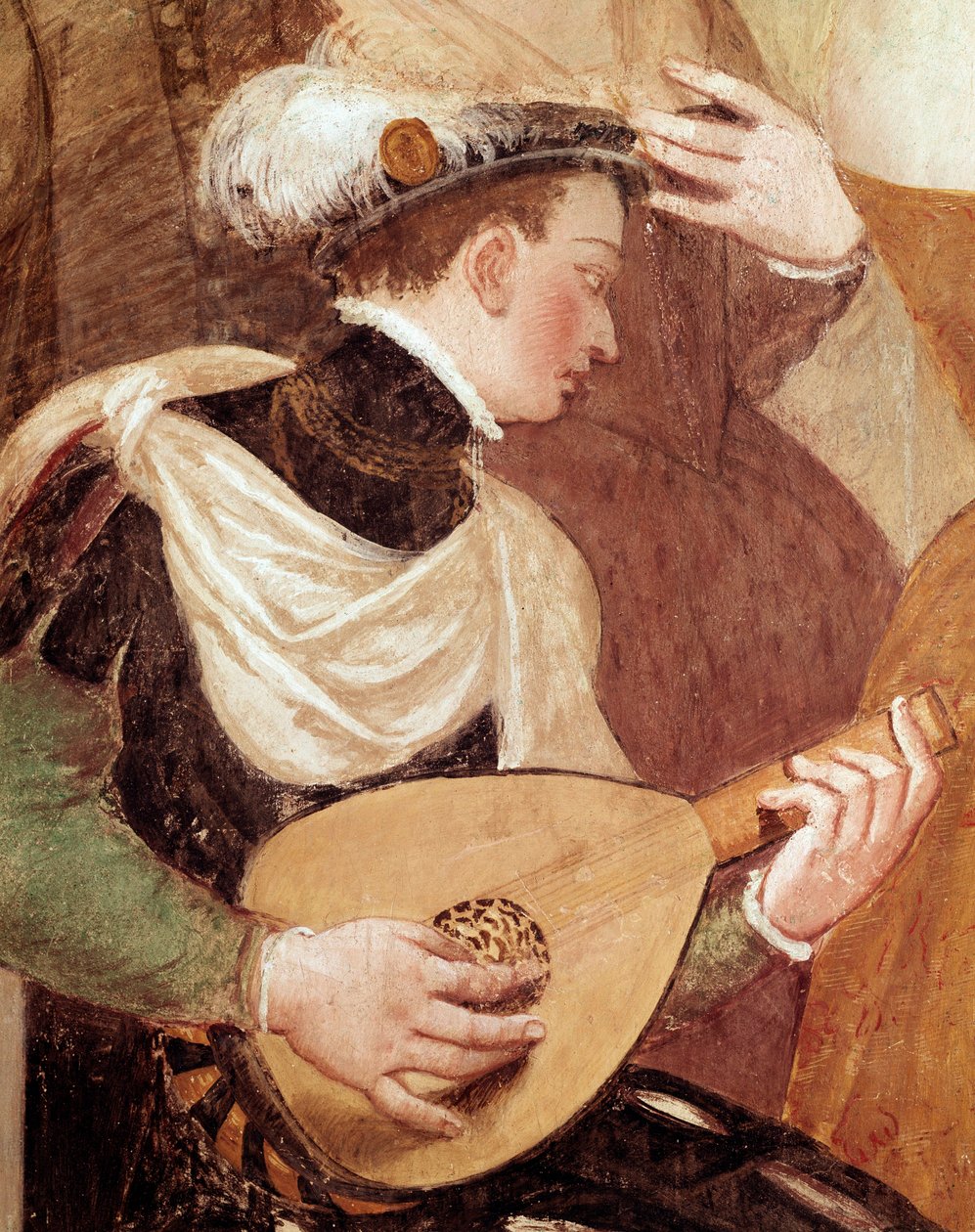 Táncfelhívások, részlet (Freskó alkotó: Giovanni Antonio Fasolo
