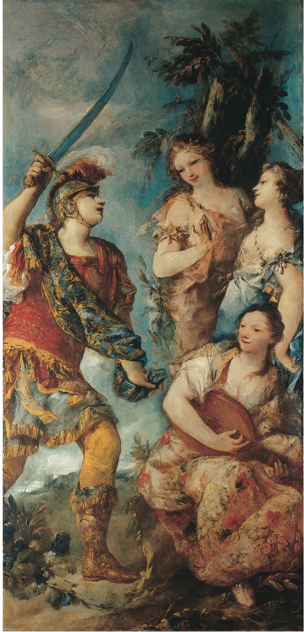 Rinaldo és a nimfák alkotó: Giovanni Antonio Guardi