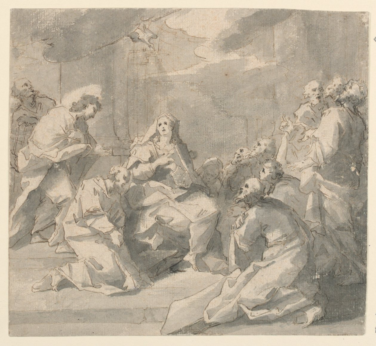pünkösd alkotó: Giovanni Antonio Pellegrini