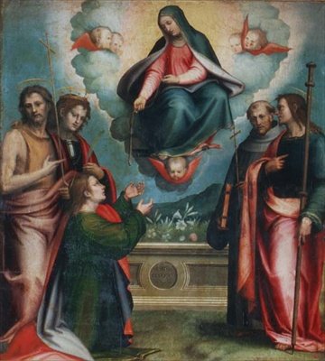 A Madonna a fűzőről alkotó: Giovanni Antonio Sogliani