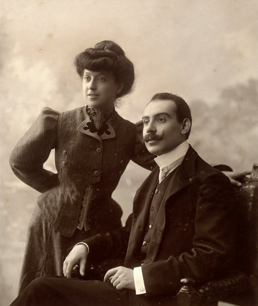 Alfredo Trombetta feleségével alkotó: Phillipe de Marlier