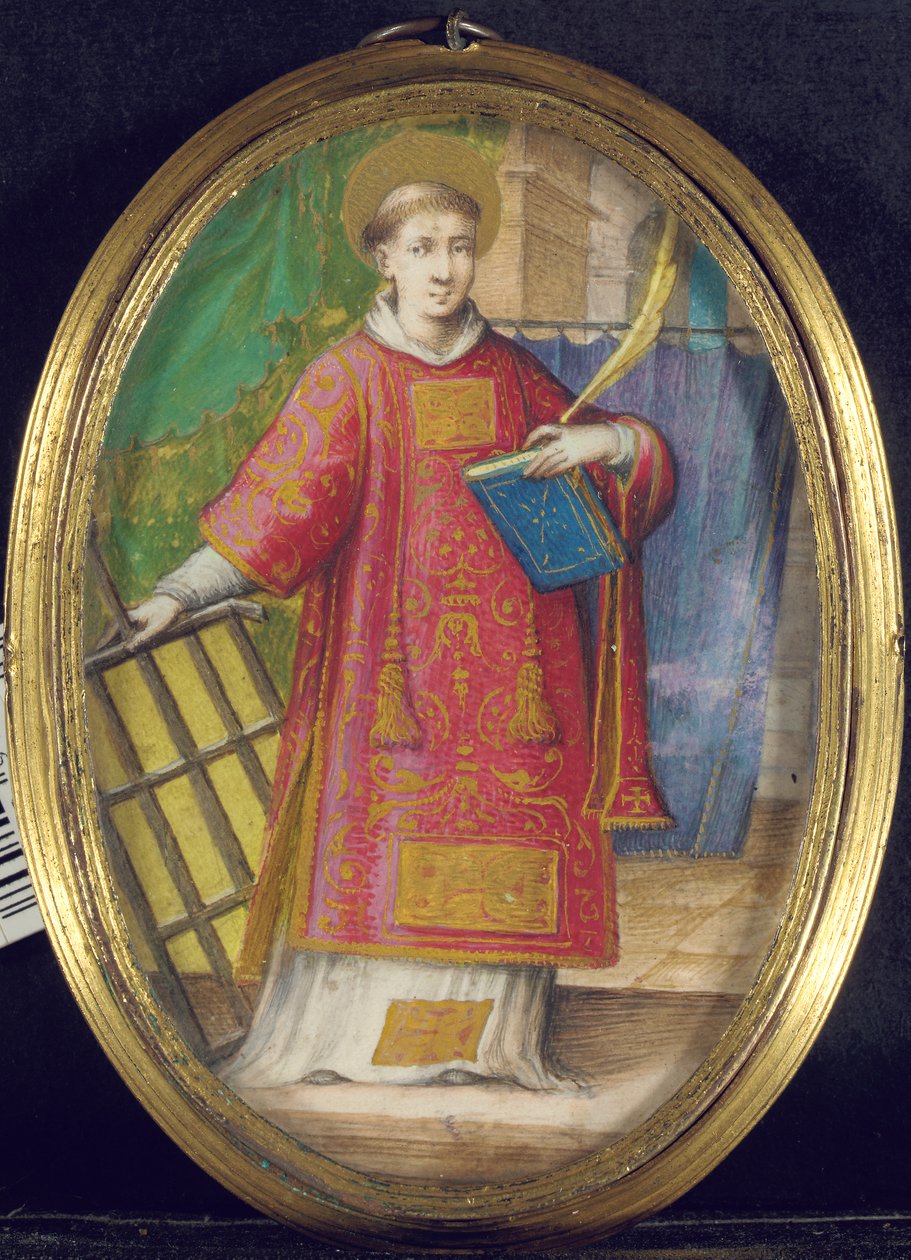Szent Lőrinc alkotó: Giovanni B. Castello