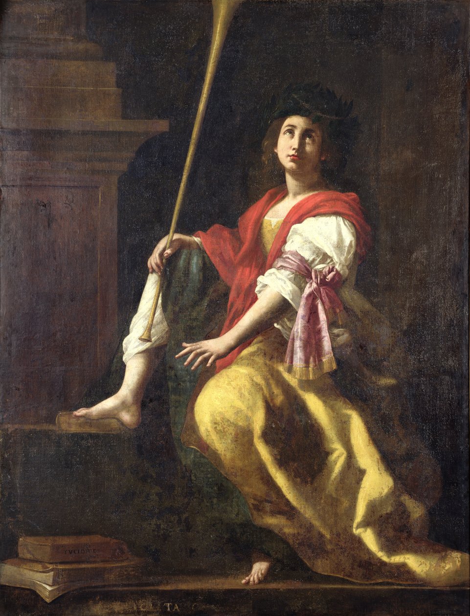 Clio, A történelem múzsája, 1624 alkotó: Giovanni Baglione