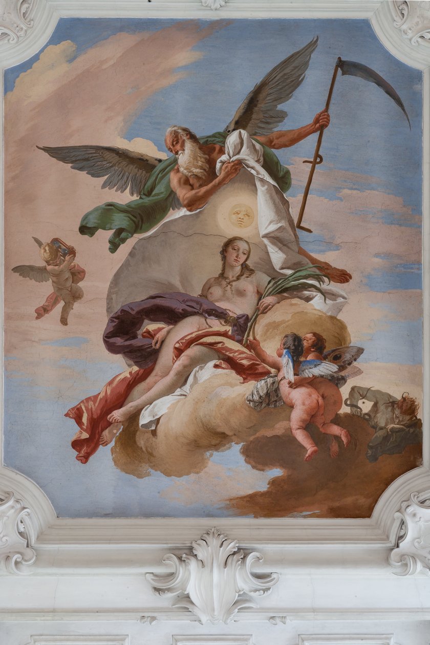 Az idő felfedezi az Igazságot alkotó: Giovanni Battista Tiepolo